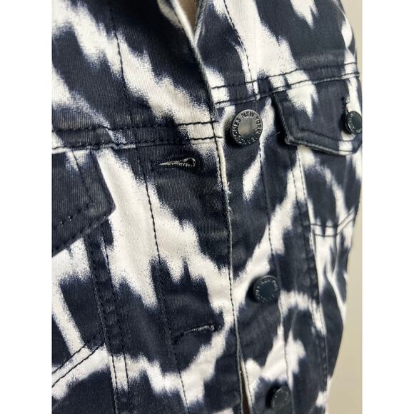 Jones New York Jeans Long Sleeve Denim Button Up Jacket Small - Picture 2 of 11